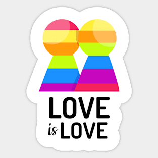 love is love Sticker